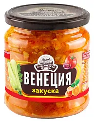 Закуска овощная СЕМИЛУКСКАЯ ТРАПЕЗА Венеция ст/б 460г