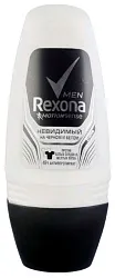 Дезодорант РЕКСОНА Невидимый на черном и белом мужской ролик 50мл