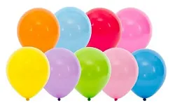 Набор шаров СФЕРА Пастель Радуга 25см 50шт