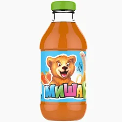 Нектар МИША морковь яблоко банан ст/б 0.33л