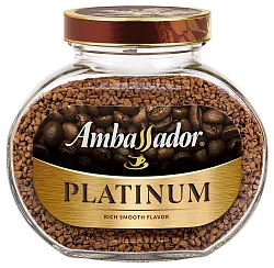 Кофе АМБАССАДОР Платинум растворимый ст/б 95г