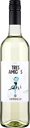 Вино ТРЕС АМИГОС Вердехо белое сух 12.5% ст/б 0.75л