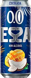 Пивной напиток ЭССА Кокос манго б/а ж/б 0.45л
