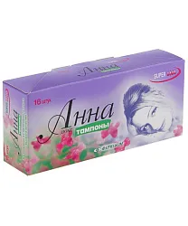 Тампоны АННА Люкс Супер 16шт