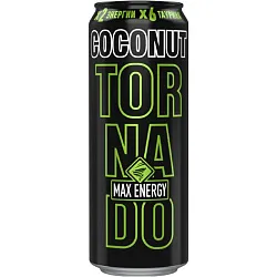 Энергетический напиток ТОРНАДО Макс Коконат ж/б 0.45л