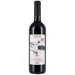 Вино ТРЕЗВАЯ ГОЛОВА Каберне Совиньон красное сух 12% ст/б 0.75л