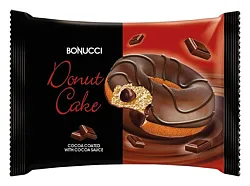 Пирожное БОНУЧЧИ Донат с какао 40г