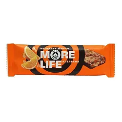 Батончик мюсли МОРЕ ЛАЙФ апельсин с глазурью 32г