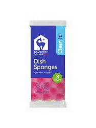 Губки кухонные ЛОМБЕРТА волна 3шт