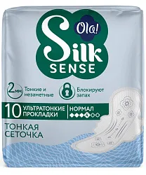 Прокладки ОЛА Силк Сенс Ультра нормал 10шт