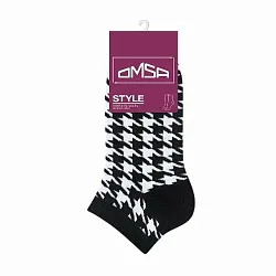 Носки женские ОМСА Стайл черно-белые р.35-38 арт.551