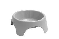 Миска СИБИРСКАЯ КОШКА Мяус пепельный 300мл