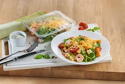 Салат Цезарь с креветками 200г