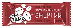 Батончик МОЙ ЛАЙК Кофе с шоколадом 25г