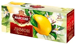 Чай МАЙСКИЙ Цейлонский лимон 25пак