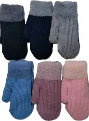 Варежки детские ХОББИ ЛАЙН ассорти 1 р.18 арт.ВД 004-02