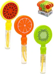 Мыльные пузыри РЫЖИЙ КОТ Фрукты трещотка в ассортименте арт.AND16114