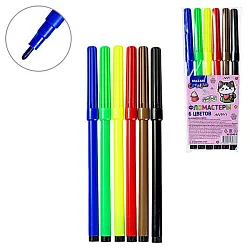 Фломастеры МАЗАРИ Котики 6цв арт.M-5046-6