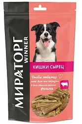 Лакомство для собак МИРАТОРГ Кишки говяжьи 50г