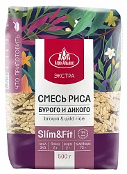 Смесь АГРО-АЛЬЯНС бурого и дикого риса м/у 500г