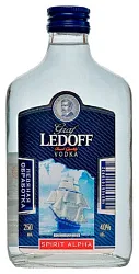 Водка ГРАФ ЛЕДОФФ 40% ст/б 0.25л