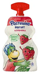 Йогурт РАСТИШКА обогащенный клубника бзмж 2.6% 70г