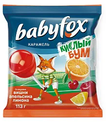 Карамель БЭБИФОКС кислый вкус 113г