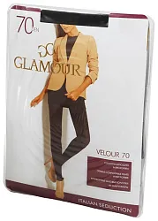 Колготки ГЛАМУР Велюр 70ден неро 4