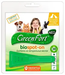 Биокапли ГРИНФОРТ для кошек кроликов собак до 10кг