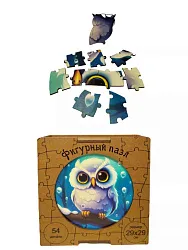Пазл фигурный АПИЛКА Фантазия Совенок арт.ДП03