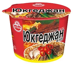 Лапша б/п ОТТОГИ Юкгеджан со вкусом говядины чашка 110г