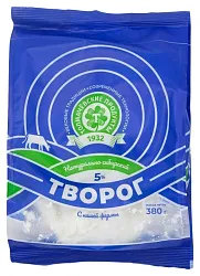 Творог ТОЛМАЧЕВСКИЕ ПРОДУКТЫ бзмж 5% 380г
