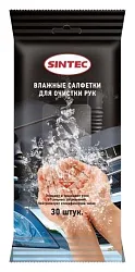 Салфетки влажные СИНТЕК для очистки рук 30шт