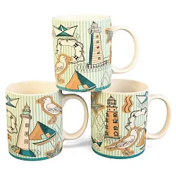 Кружка чайная Маяк керамическая 300мл арт.536332