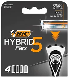 Кассеты БИК Флекс 5 гибрид 4шт