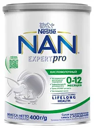 Напиток детский НАН Эксперт кисломолочный с 0 до 12мес ж/б 400г