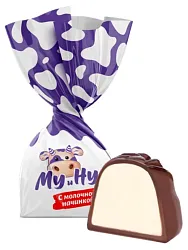 Конфеты СЛАДОНЕЖ Му и Ну с молочной начинкой весовые