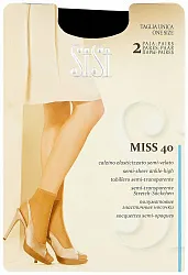 Носки СИСИ Мисс 40ден неро 2 пары