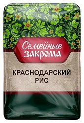 Рис СЕМЕЙНЫЕ ЗАКРОМА Краснодарский круглозерный м/у 800г