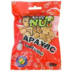 Арахис ХРУСТ НАТ соленый м/у 50г