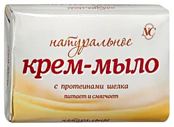 Крем-мыло туалетное НЕВСКАЯ КОСМЕТИКА Натуральный шелк 90г