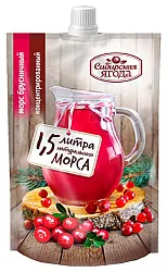 Морс САВА Брусничный м/у 0.2л