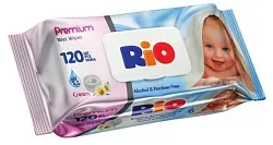 Влажные детские салфетки РИО Премиум 120шт