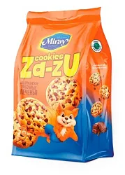Печенье МИРЕЙ За-зу с кусочками шоколада 200г