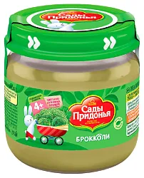 Пюре САДЫ ПРИДОНЬЯ брокколи ст/б 80г