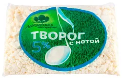 Творог ЛЕБЕДЕВСКАЯ АФ бзмж 5% пакет 400г