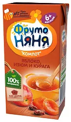 Компот ФРУТОНЯНЯ из сухофруктов 0.2л