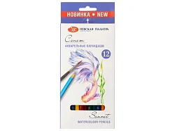 Карандаши цветные СОНЕТ акварельные 12цв арт.81411436