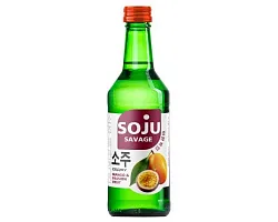 Аперитив КХАРИ Соджу со вкусом манго и маракуйи 18.2% ст/б 0.375л