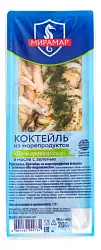 Коктейль МЕРИДИАН из морепродуктов по-мароккански в масле с зеленью 200г